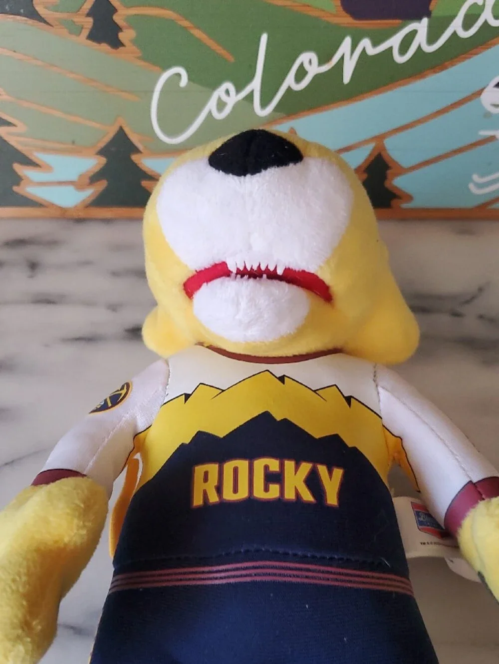 Bleacher Creature Rocky Plush Mascot Denver Nuggets